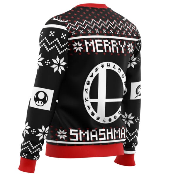 Merry Smashmas Super Smash Bros Ugly Christmas Sweater