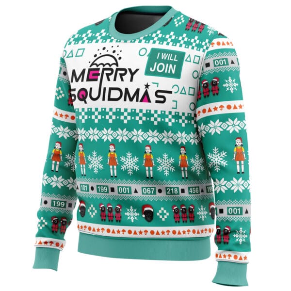 Merry Squidmas Squid Game Christmas Sweater