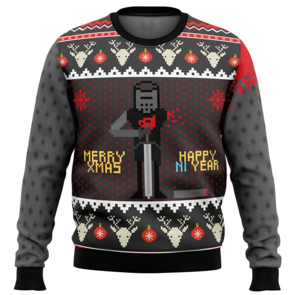 Merry Xmas And Happy Ni Year Monty Python Ugly Christmas Sweater