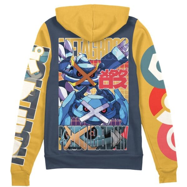 Metagross Pokemon Streetwear Zip Hoodie Jacket