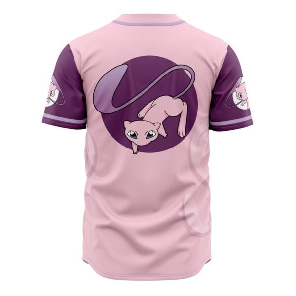 Mew Pokemon Baseball Jersey