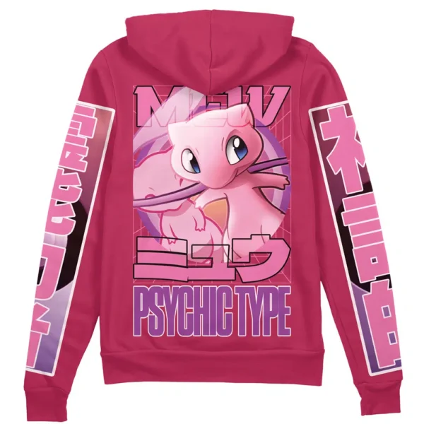 Mew Pokemon Streetwear Zip Hoodie Jacket