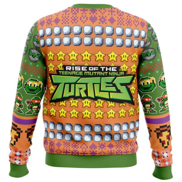 Michelangelo Rise Of The Teenage Mutant Ninja Turtles Ugly Christmas Sweater