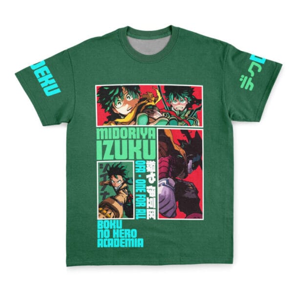 Anime Midoriya Izuku My Hero Academia Streetwear Tshirt