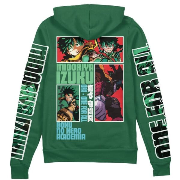 Midoriya Izuku My Hero Academia Streetwear Zip Hoodie Jacket