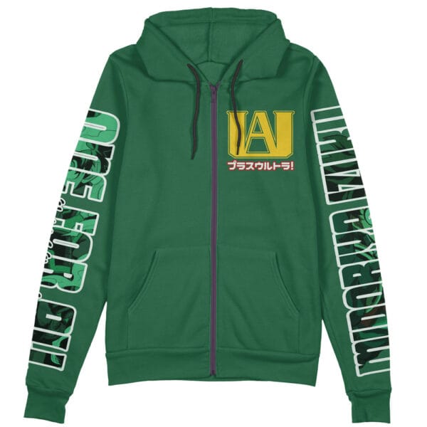 Midoriya Izuku My Hero Academia Streetwear Zip Hoodie Jacket