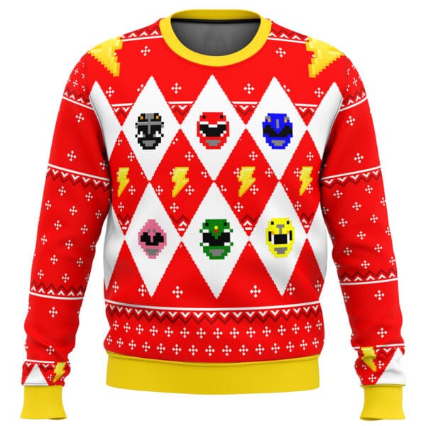 Mighty Morphin Power Rangers Ugly Christmas Sweater 2