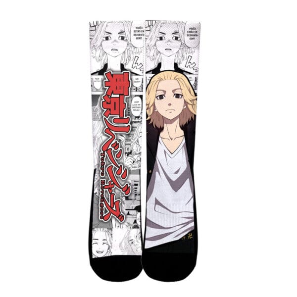 Anime Mikey Socks Tokyo Revengers Custom Anime Socks Manga Style