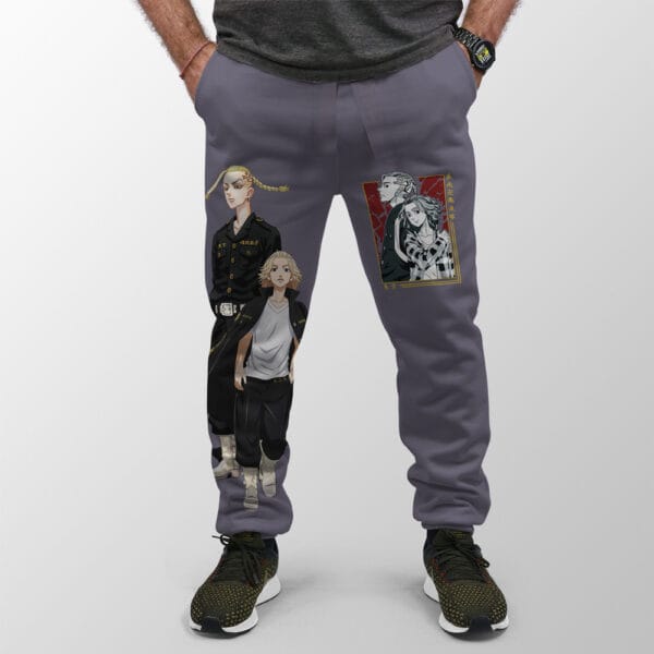 Anime Mikey X Draken Tokyo Revengers Streetwear Sweatpants