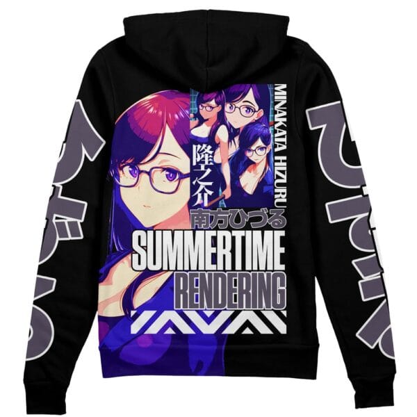 Minakata Hizuru Summer Time Rendering Streetwear Zip Hoodie Jacket