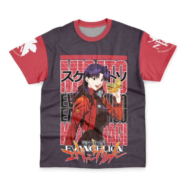 Misato Katsuragi Neon Genesis Evangelion Streetwear T Shirt