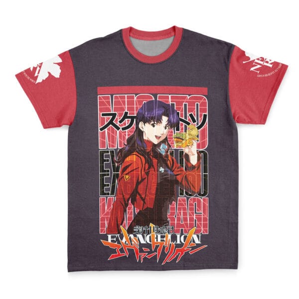 Misato Katsuragi Neon Genesis Evangelion Streetwear T Shirt