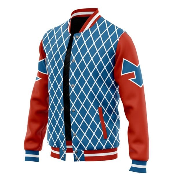 Anime Mista Guido Pattern Jojos Bizarre Adventure Varsity Jacket Anime