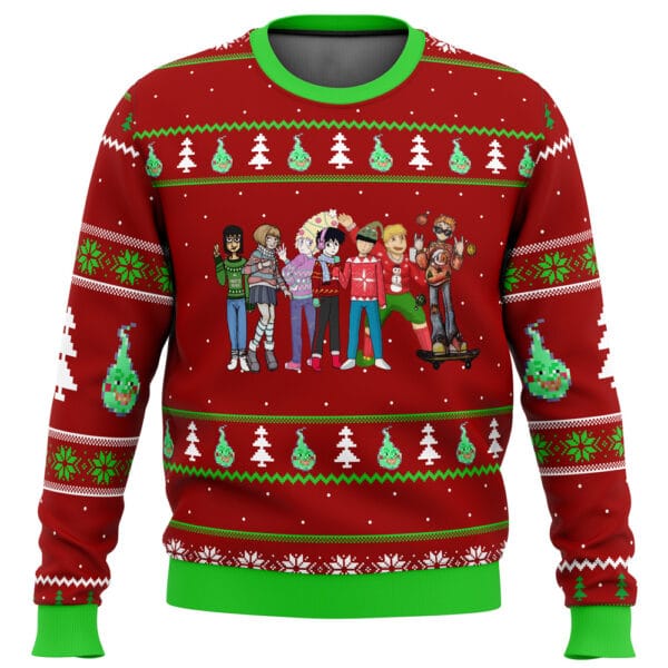 Anime Mob Psycho 100 Holiday Ugly Christmas Sweater