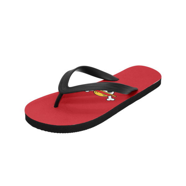 Monkey D Luffy One Piece Custom Flip Flops