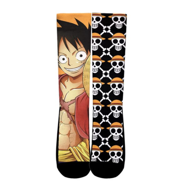 Monkey D Luffy Socks One Piece Custom Anime Socks