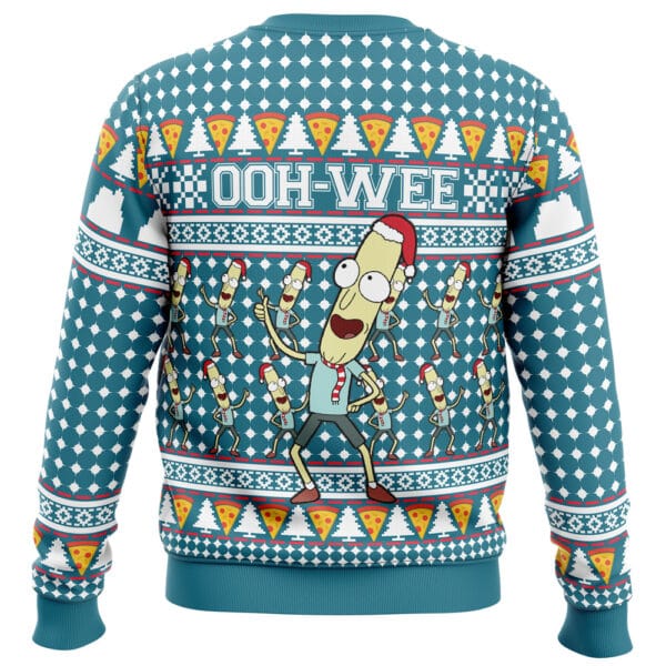 Mr Poopybutthole Ohh Wee Rick N Morty Ugly Christmas Sweater