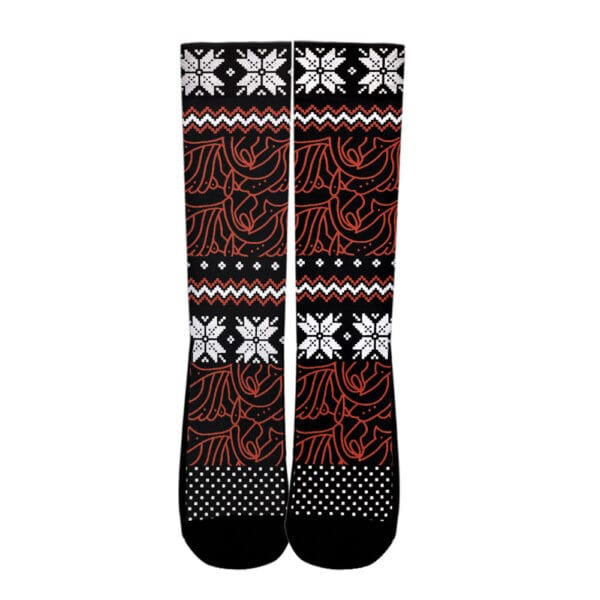 Muzan Kibutsuji Socks Demon Slayer Custom Christmas Anime Socks