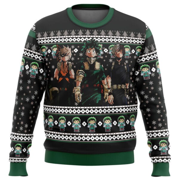 Anime My Hero Academia Top 3 Ugly Christmas Sweater