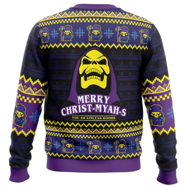 Myahrry Christmyahs Heman Ugly Christmas Sweater