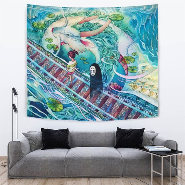 Mythical Spirited Away Studio Ghibli Tapestry