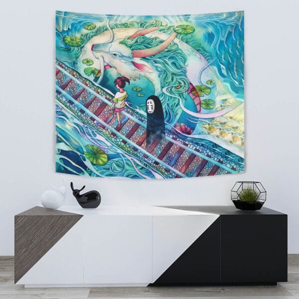 Mythical Spirited Away Studio Ghibli Tapestry