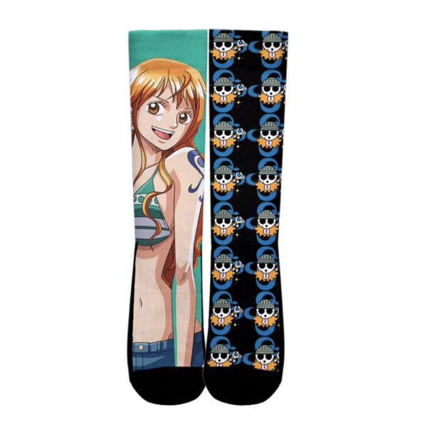 Nami Socks One Piece Custom Anime Socks