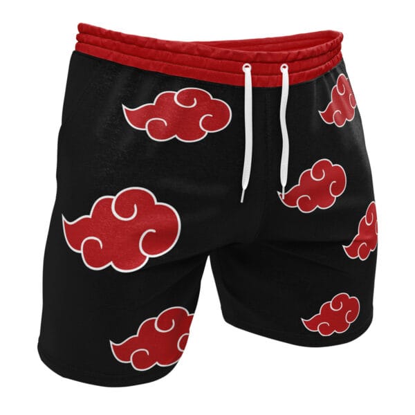 Anime Naruto Akatsuki Gym Shorts