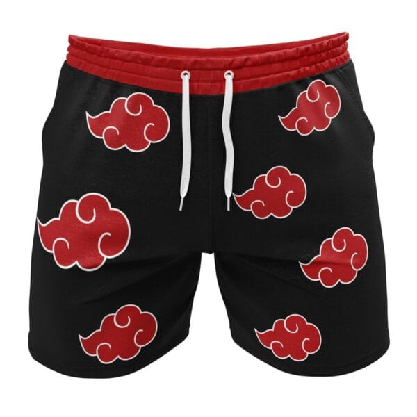 Anime Naruto Akatsuki Gym Shorts