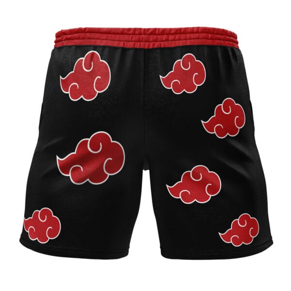 Anime Naruto Akatsuki Gym Shorts