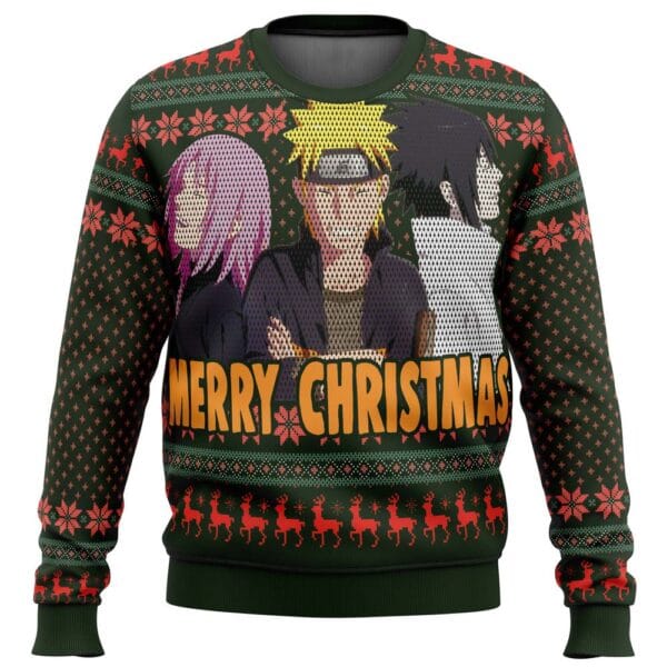 Anime Naruto Squad 7 Ugly Christmas Sweater Anime