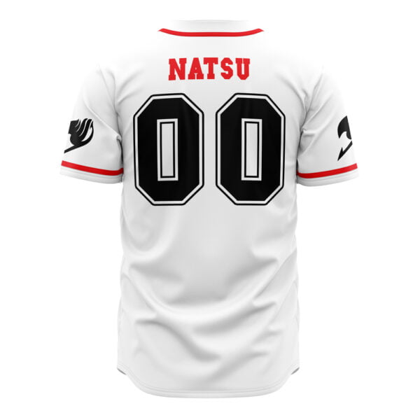 Anime Natsu Dragneel Fairy Tail Baseball Jersey