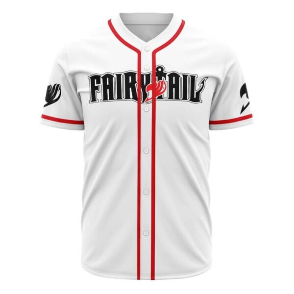 Anime Natsu Dragneel Fairy Tail Baseball Jersey