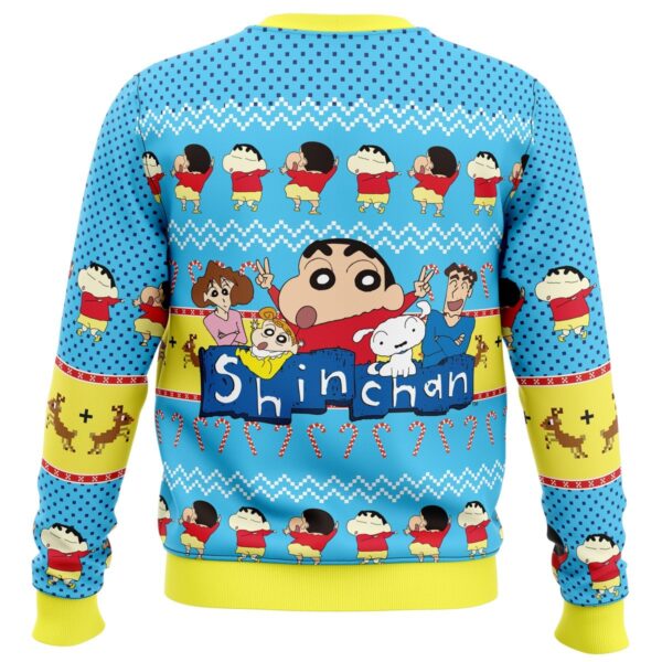 Naughty Shinnosuke Crayon Shin Chan Ugly Christmas Sweater