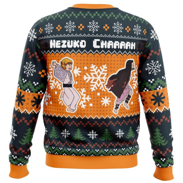 Nezuko Chaaaan Demon Slayer Ugly Christmas Sweater