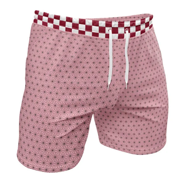 Anime Nezuko Kamado V2 Demon Slayer Gym Shorts