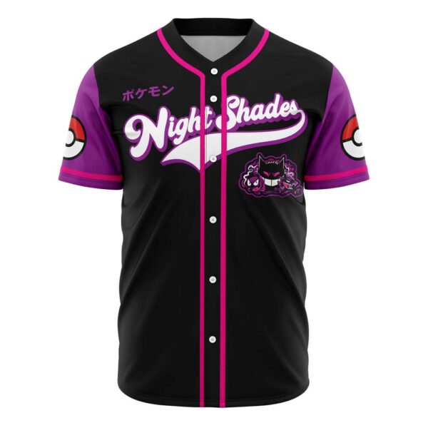 Night Shades Pokemon Baseball Jersey