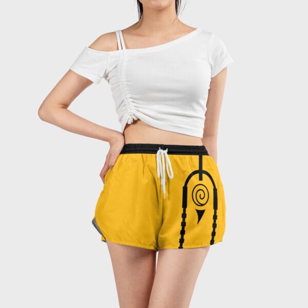 Anime Nine Tails Chakra Mode Naruto Womens Board Shorts