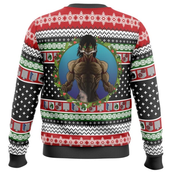 Anime Nine Titans Attack On Titan Ugly Christmas Sweater