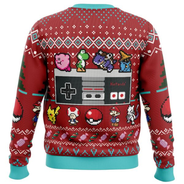 Nintendo Controller Ugly Christmas Sweater