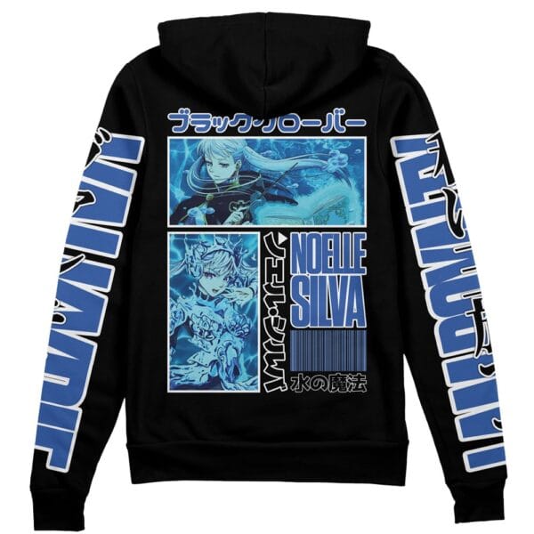 Noelle Silva Black Clover Streetwear Zip Hoodie Jacket