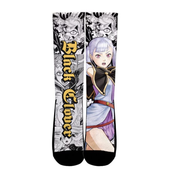 Anime Noelle Silva Socks Black Clover Custom Anime Socks Manga Style