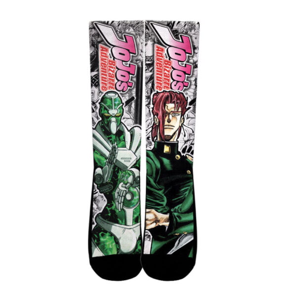 Anime Noriaki Kakyoin Socks Jojos Bizarre Adventure Custom Anime Socks Anime