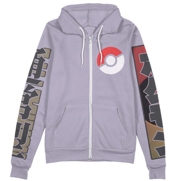 Normal Type Pokemon Streetwear Zip Hoodie Jacket