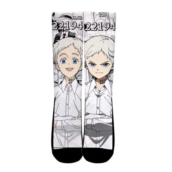 Norman Socks The Promised Neverland Custom Anime Socks Mix Manga