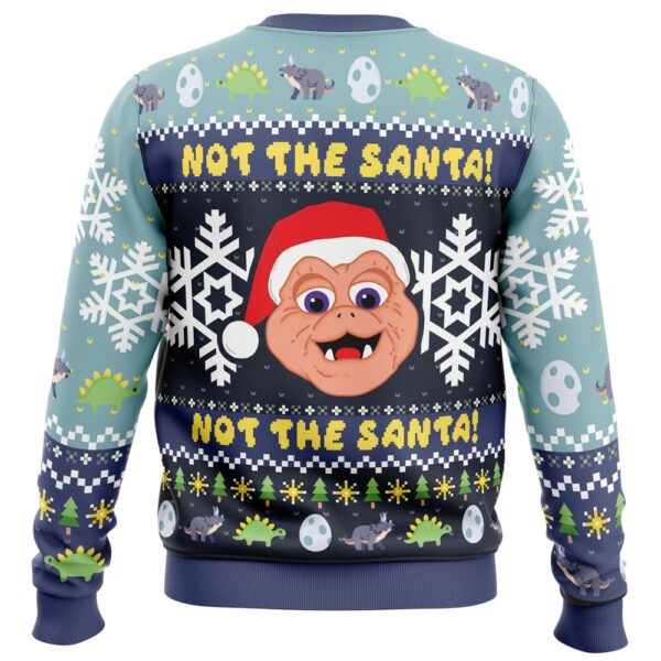 Not The Santa Dinosaurs Ugly Christmas Sweater