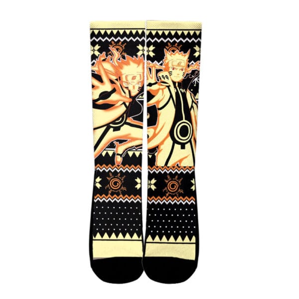 Anime Nrt Uzumaki Bijuu Socks Custom Ugly Christmas Anime Socks