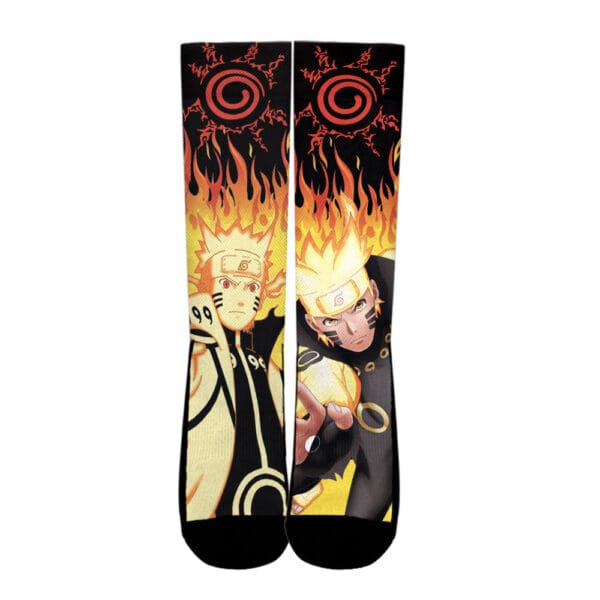 Nrt Uzumaki Bijuu Socks Nrt Custom Anime Socks Flames Style Anime