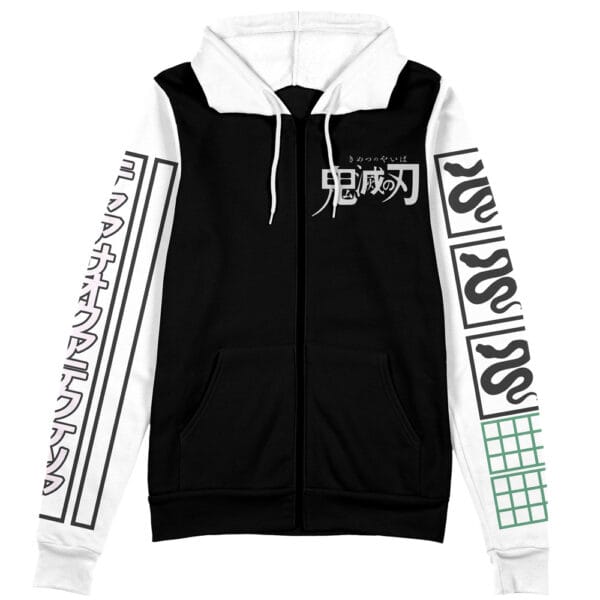 Obanai Iguro Demon Slayer Streetwear Zip Hoodie Jacket