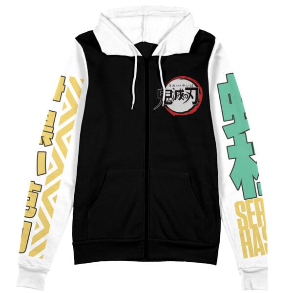 Obanai Iguro V2 Demon Slayer Streetwear Zip Hoodie Jacket